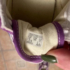 Purple vans haven’t worn in forever